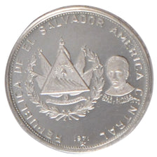El Savador, 1 Colon, 1971, KM #141, MS(65-70), Silver, 2.32