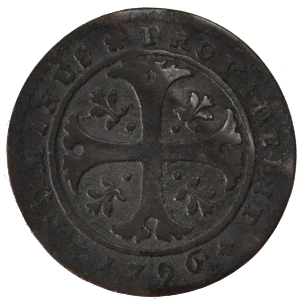 Switzerland, 1/2 Batzen, 1796, KM #91, VF(20-25), Billon, 1.90