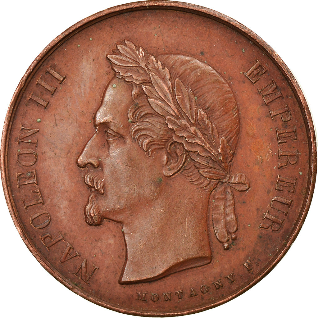 Francia, medalla, Napoléon III, Anniversaire Fête de l'Empereur, History