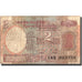 Banknot, India, 2 Rupees, Undated (1976), Undated, KM:79h, VG(8-10)