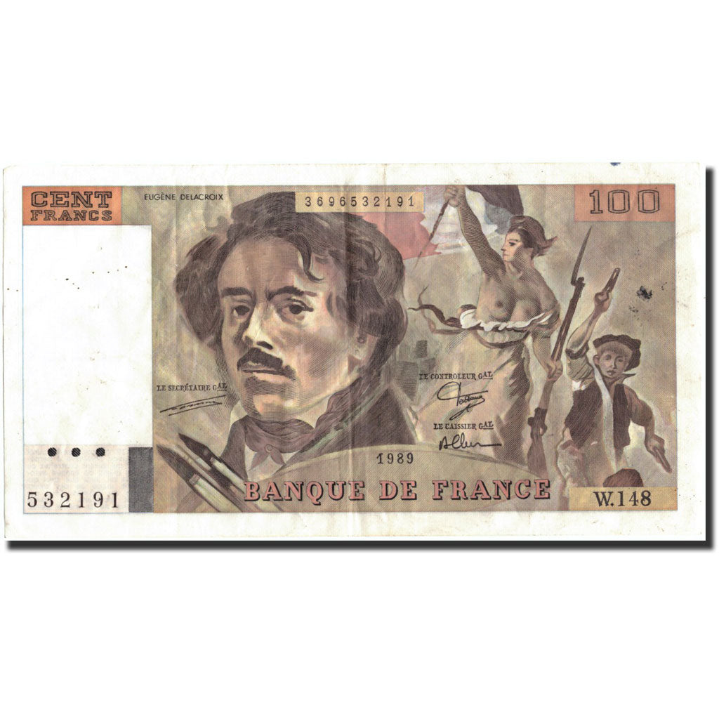 Banknote, France, 50 Francs, 1989, 1989, VF(30-35), Fayette:69.13c), KM:148b