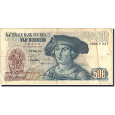 Belgio, 500 Francs, 1963, KM:135a, 1963-05-17, B
