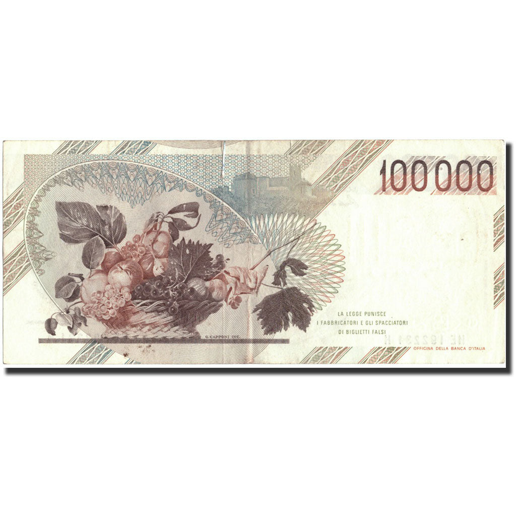 Banknote, Italy, 100,000 Lire, 1983, 1983, KM:110b, AU(55-58)