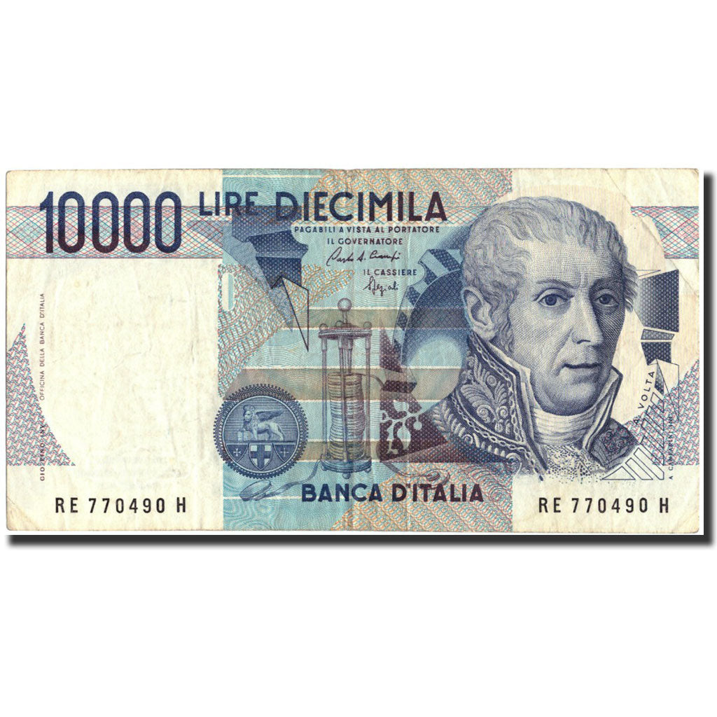 Banknot, Włochy, 10,000 Lire, 1984, 1984-09-03, KM:112b, AU(50-53)