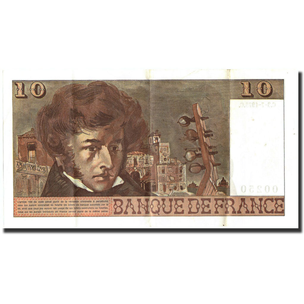 Banconote, Francia, 10 Francs, 1975, 1975-07-03, BB+, Fayette:63.11, KM:150b