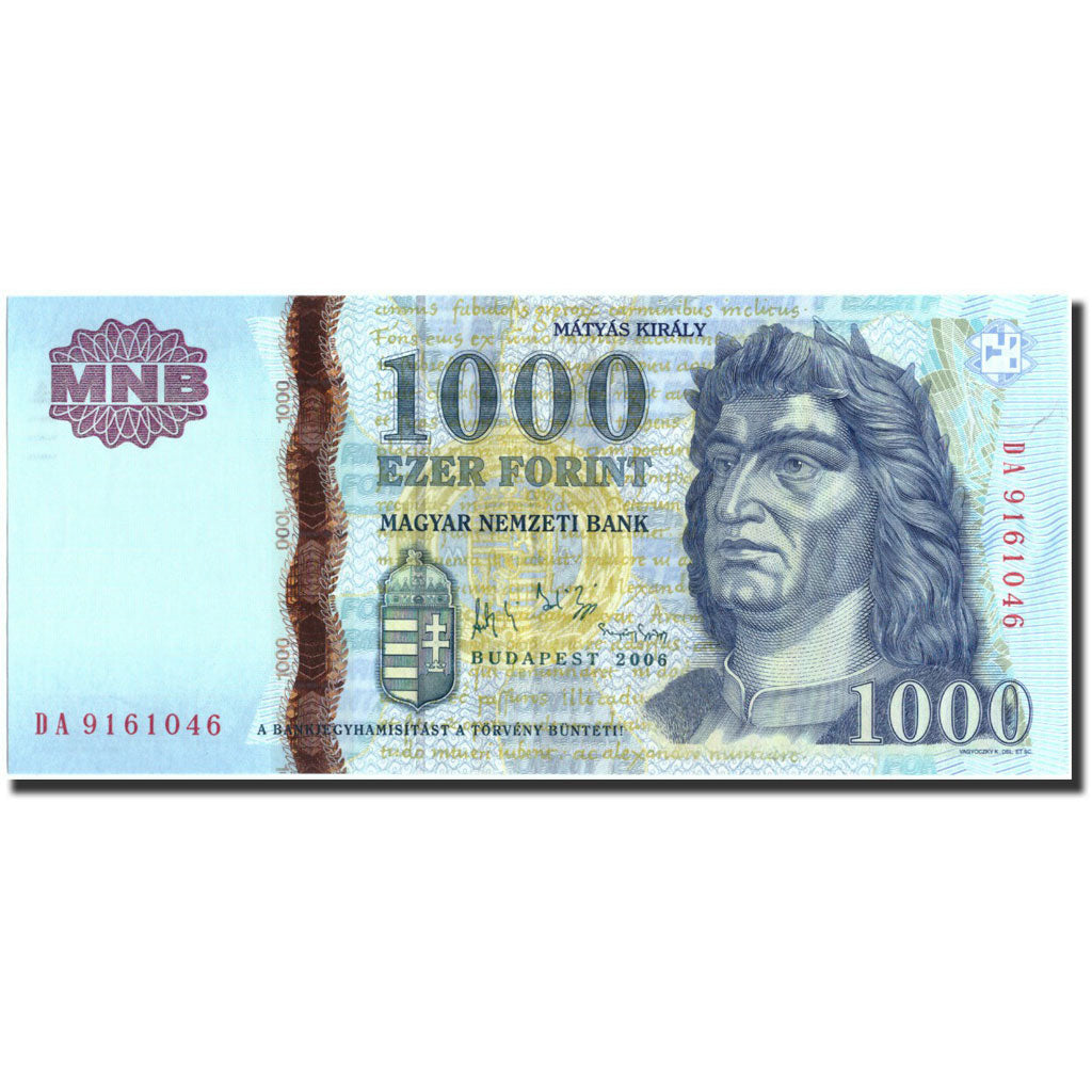 Banconote, Ungheria, 1000 Forint, 2006, KM:195b, 2006, SPL-