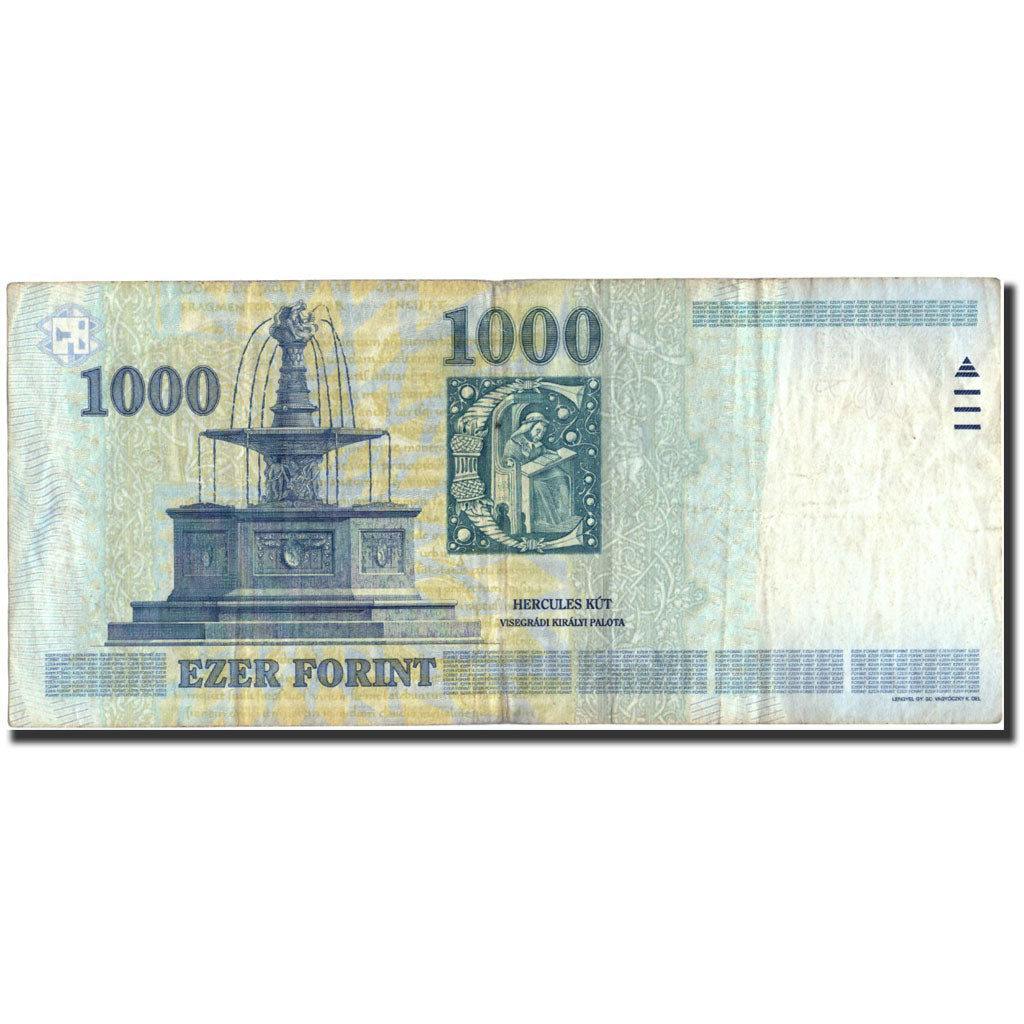 Hungary, 1000 Forint, 2004, KM:189c, 2004, VF(30-35)