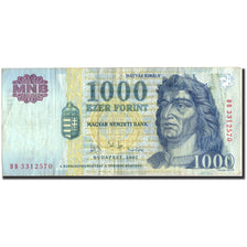 Biljet, Hongarije, 1000 Forint, 2002, 2002, KM:189a, TTB