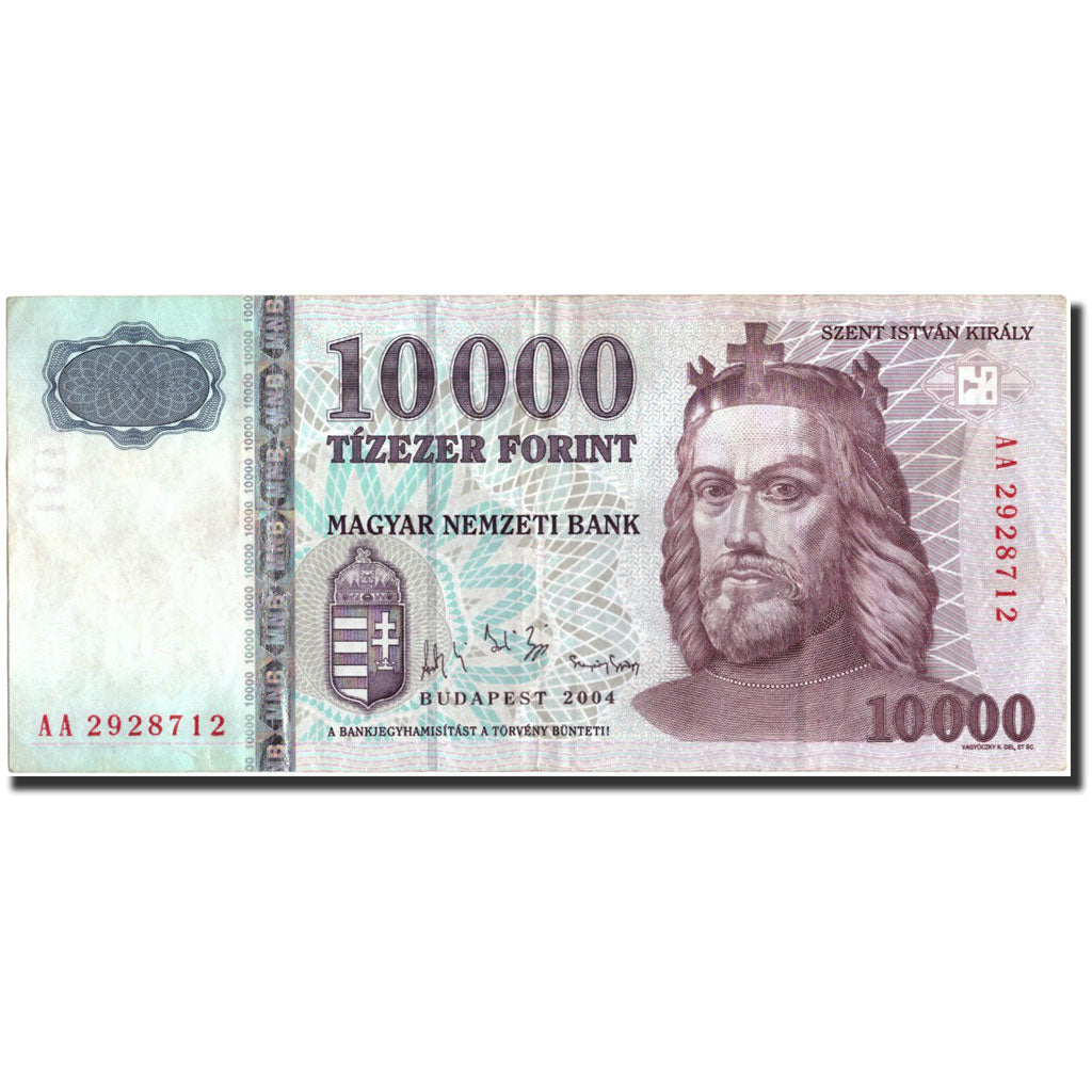Billete, 10,000 Forint, 2004, Hungría, KM:192c, 2004, BC