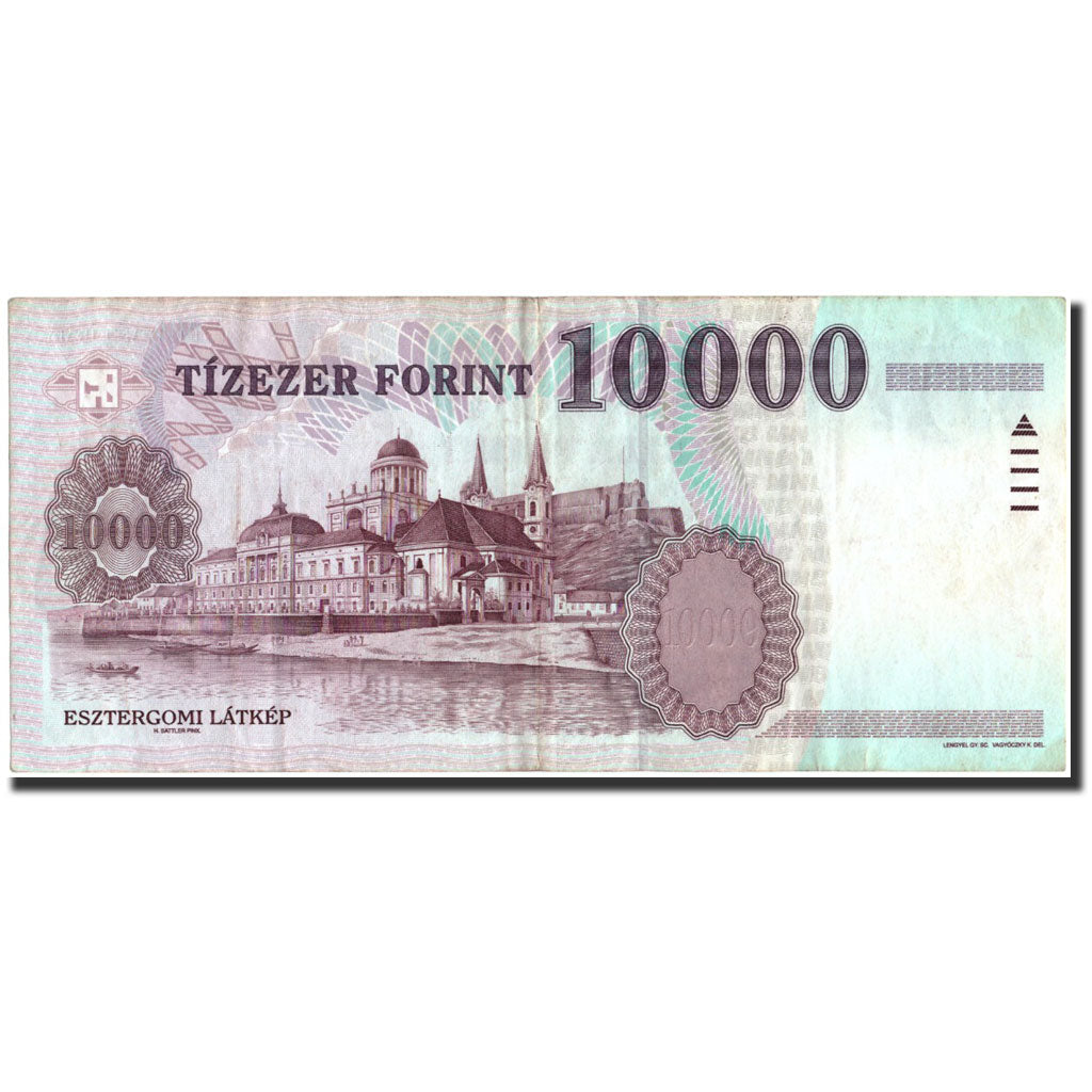 Billete, 10,000 Forint, 2004, Hungría, KM:192c, 2004, BC