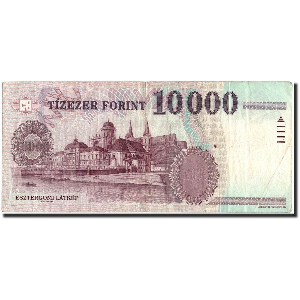 Banknote, Hungary, 10,000 Forint, 1997, 1997, KM:183a, VF(20-25)