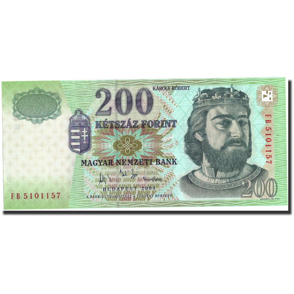 Hungary, 200 Forint, 2004, KM:187d, 2004, UNC(63)