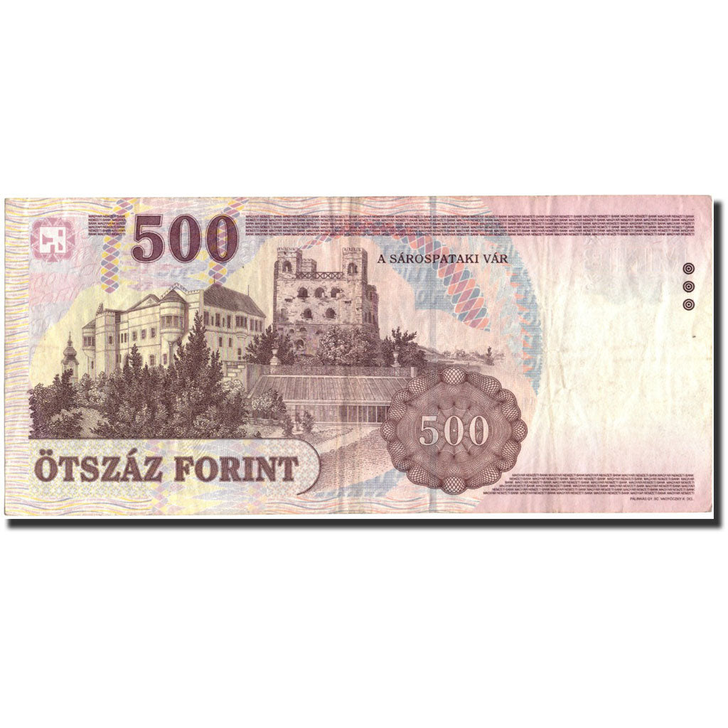 Biljet, Hongarije, 500 Forint, 2005, 2005, KM:188d, TTB
