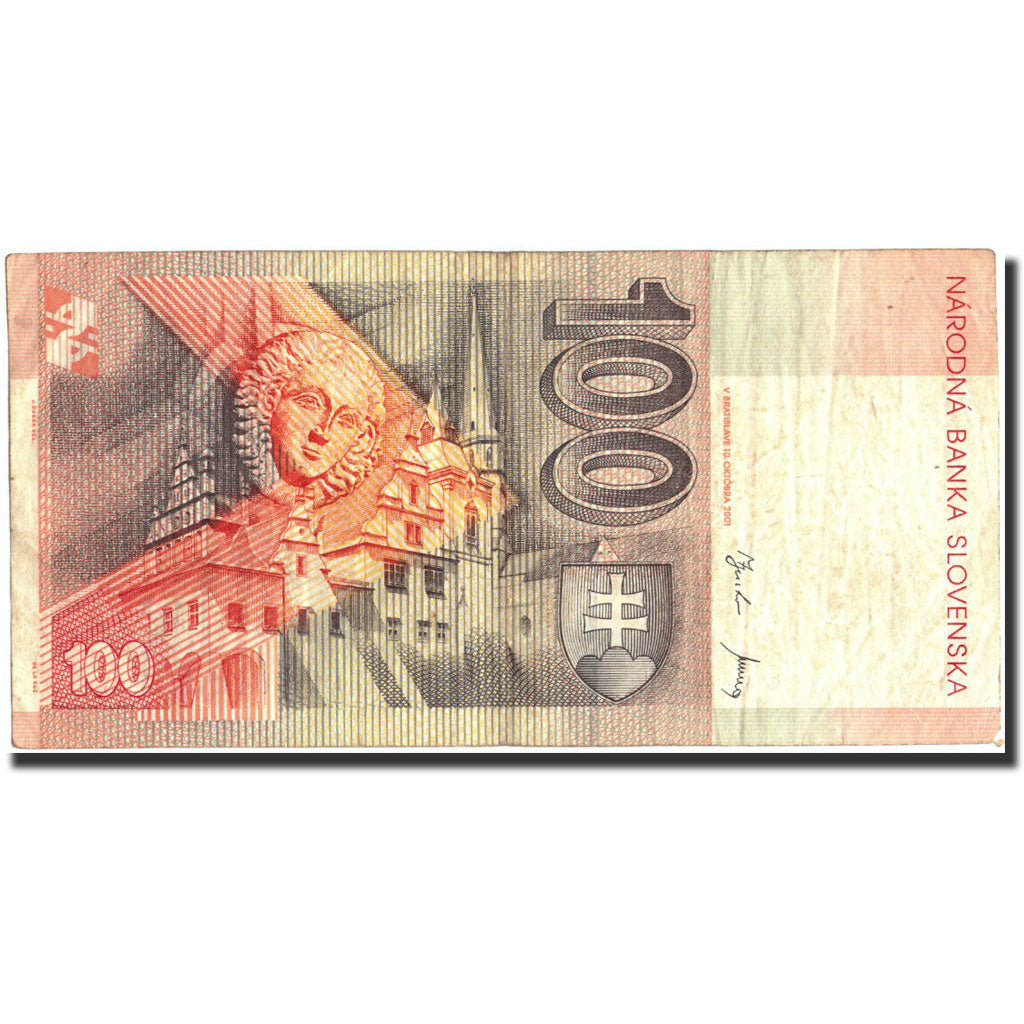 Geldschein, Slowakei, 100 Korun, 2001, 2001-10-10, KM:25d, SS