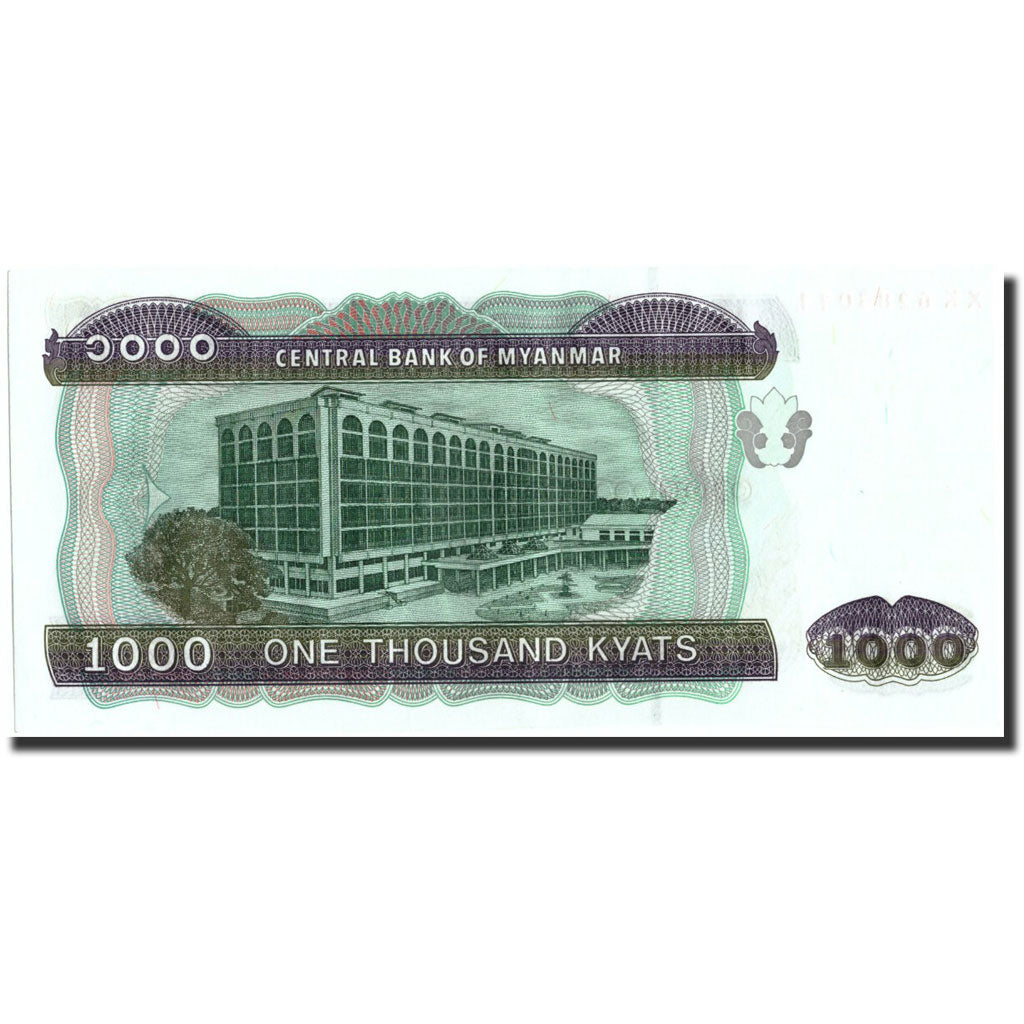 Banknote, Myanmar, 1000 Kyats, 1998, Undated, KM:77a, UNC(63)