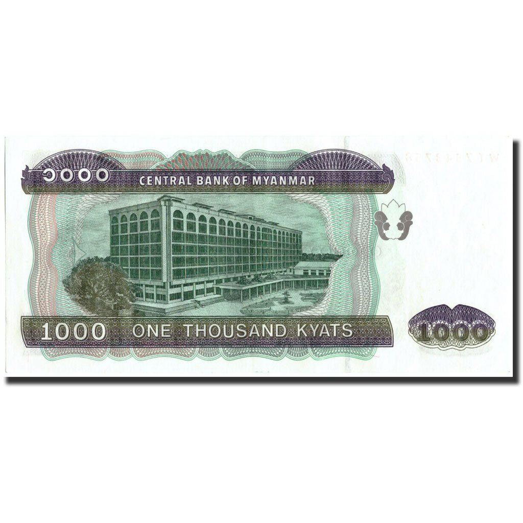 Banconote, Myanmar, 1000 Kyats, 1998, KM:77a, Undated, SPL