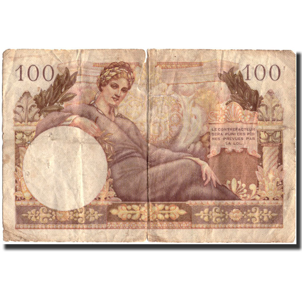 Billete, Francia, 100 Francs, 1947, 1947, MC, Fayette:VF32.1, KM:M9