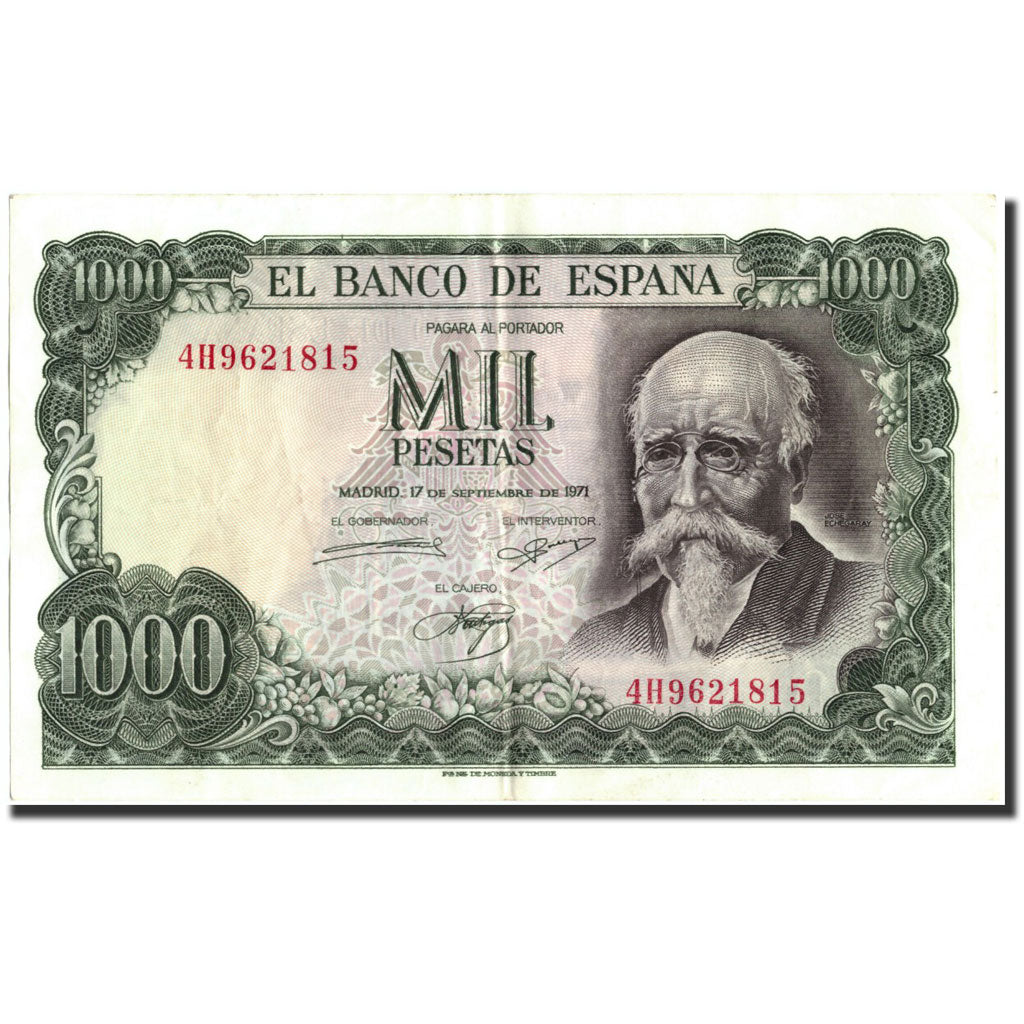 Billet, Espagne, 1000 Pesetas, 1971, 1971-09-17, KM:154, TTB+