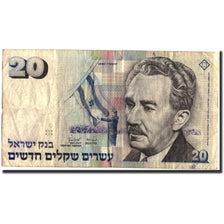Billet, Israel, 20 New Sheqalim, 1987, 1987, KM:54b, TB
