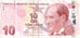 Biljet, Turkije, 10 Lira, 2009, 2009, KM:223, TB+