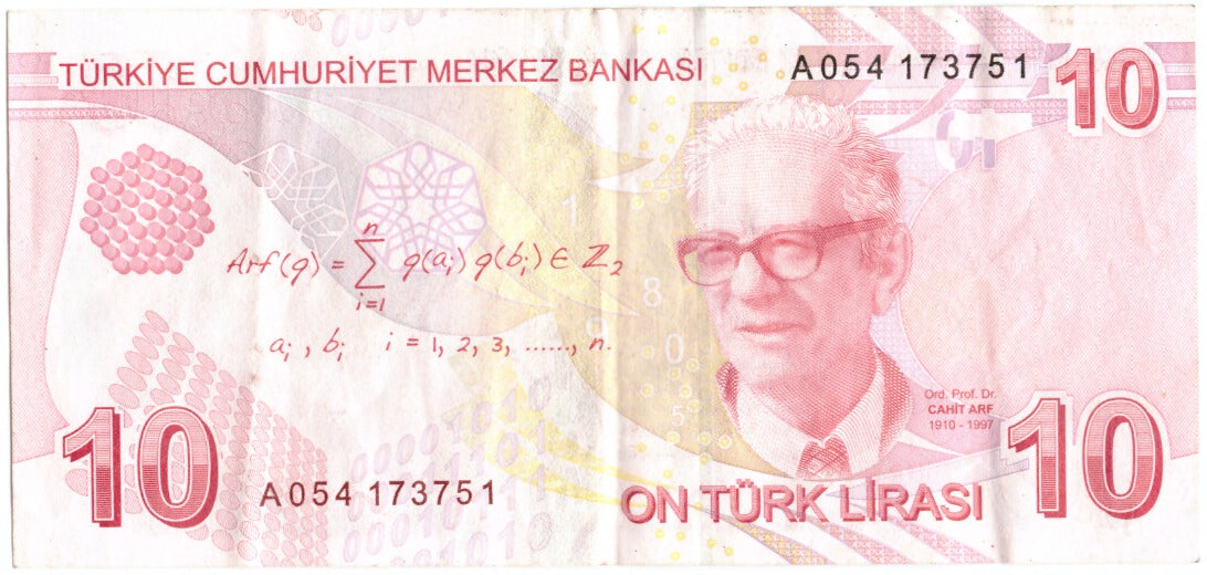 Biljet, Turkije, 10 Lira, 2009, 2009, KM:223, TB+