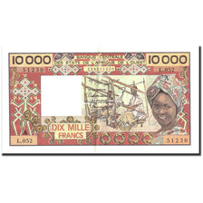 Banknote, West African States, 10,000 Francs, Undated (1977-92), Undated