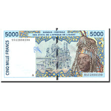Stati dell'Africa occidentale, 5000 Francs, undated (1992-2003), KM:113Ad, FDS