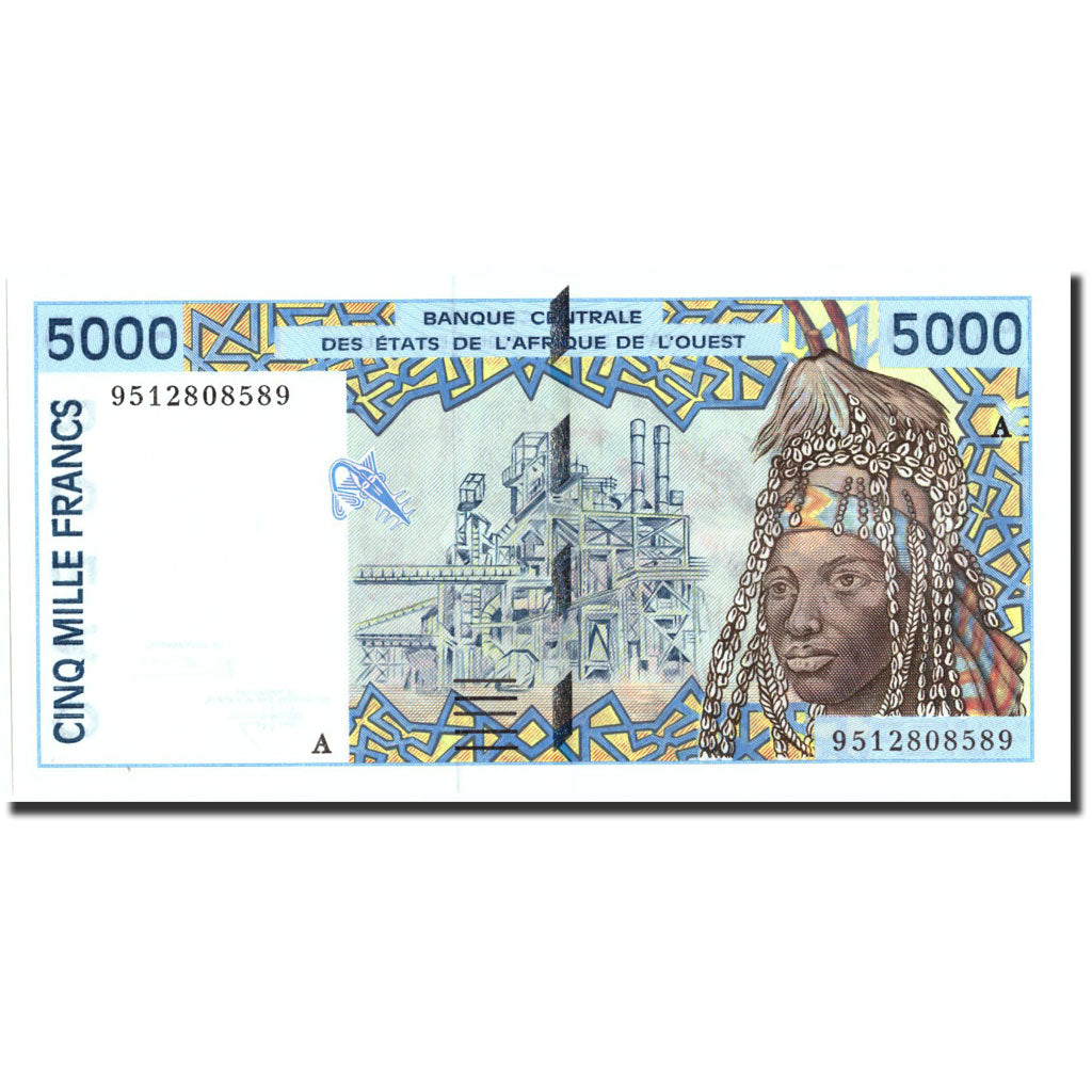 Billete, 5000 Francs, undated (1992-2003), Estados del África Occidental