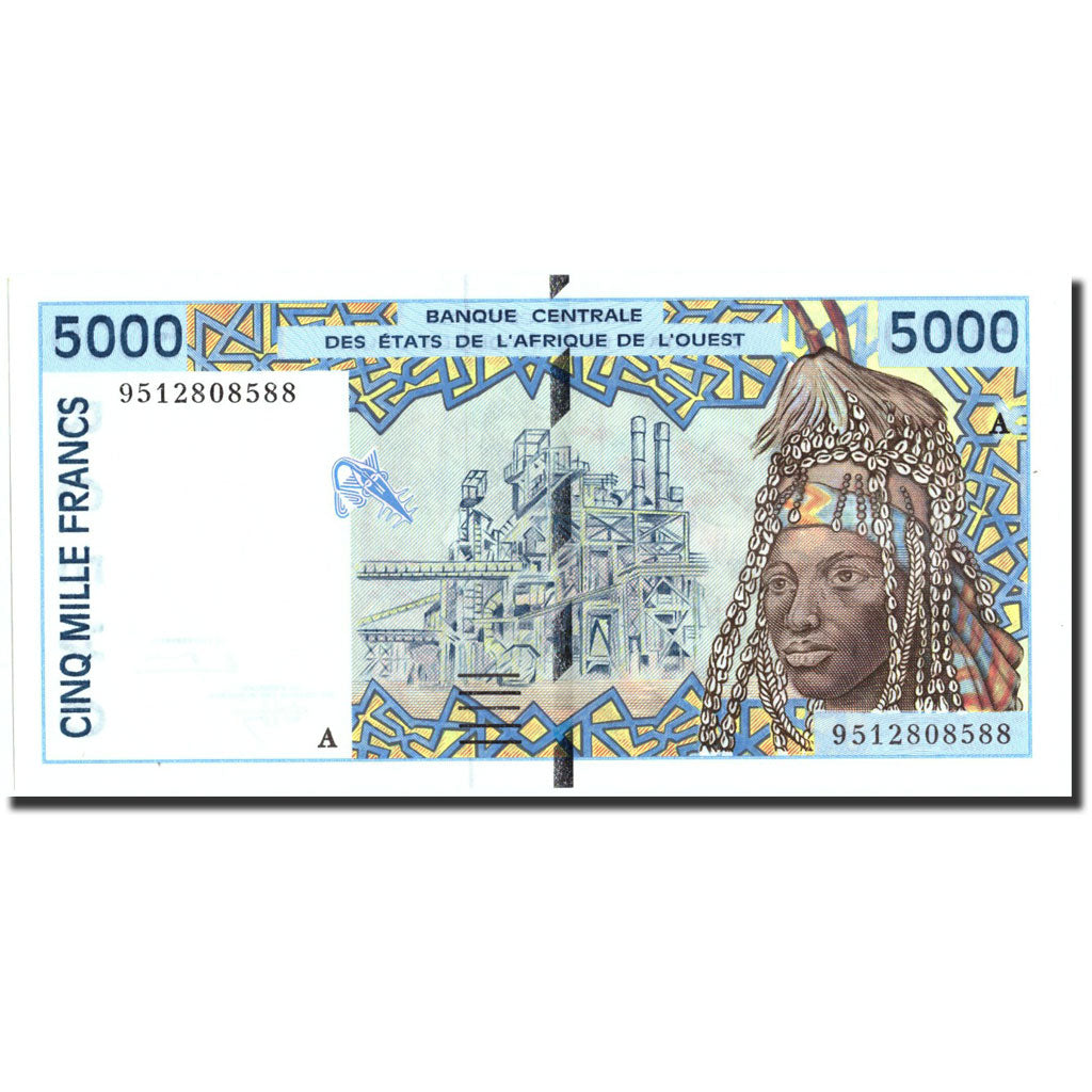 Banconote, Stati dell'Africa occidentale, 5000 Francs, undated (1992-2003)