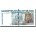 Billet, West African States, 5000 Francs, undated (1992-2003), Undated