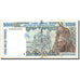 Banknote, West African States, 5000 Francs, 1995, 1995, KM:713Kd, VF(30-35)
