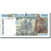 Banknote, West African States, 5000 Francs, 1997, 1997, KM:713Kf, VF(30-35)