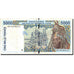 Banconote, Stati dell'Africa occidentale, 5000 Francs, 1997, KM:713Kf, 1997, MB+