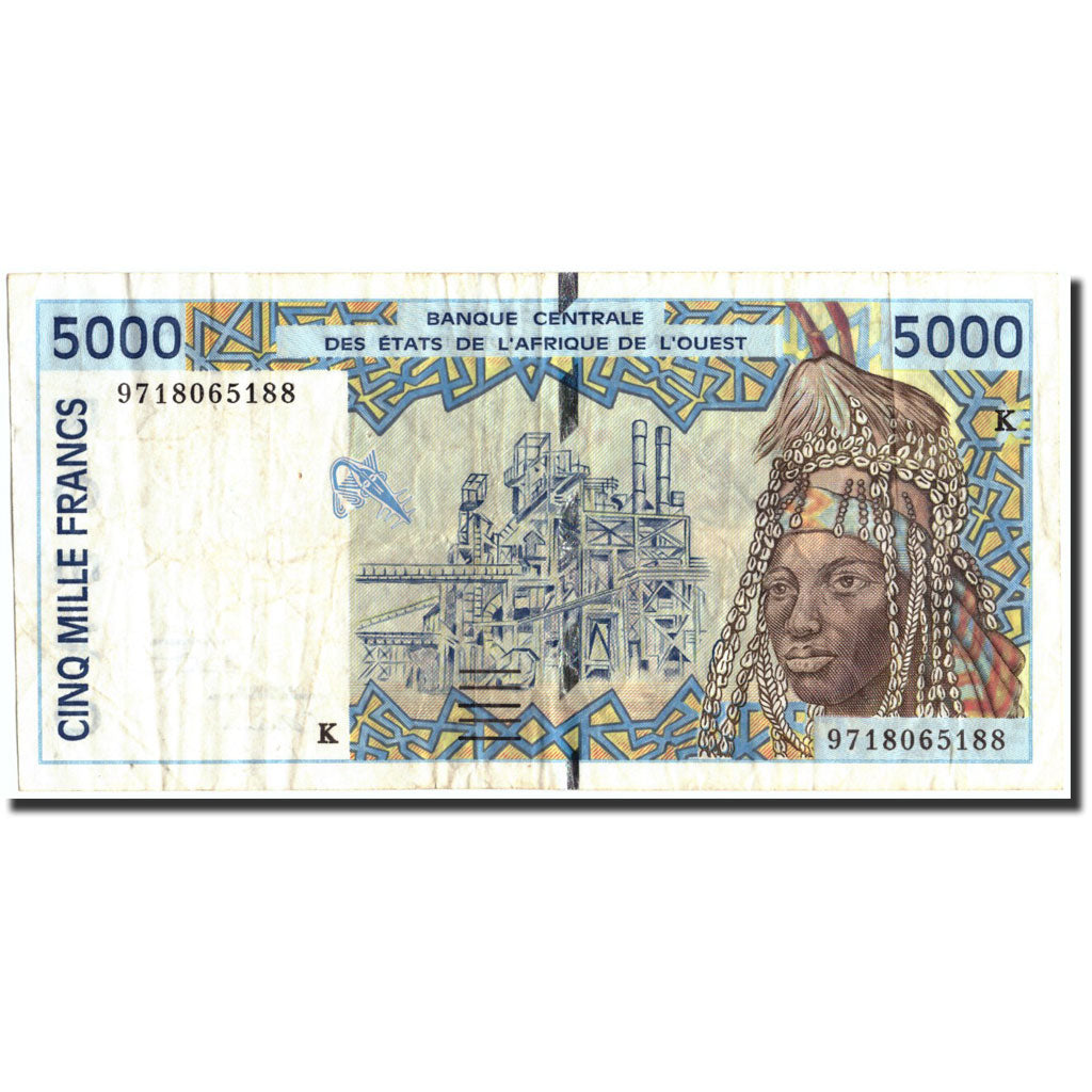 Billete, 5000 Francs, undated (1992-2003), Estados del África Occidental