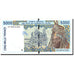 Banknote, West African States, 5000 Francs, 1997, 1997, KM:713Kf, AU(50-53)