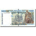 Geldschein, West African States, 5000 Francs, 1997, 1997, KM:713Kf, SS+