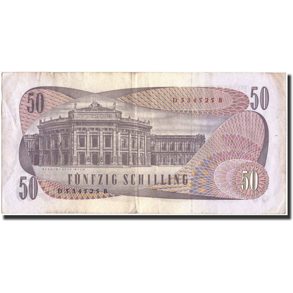 Banconote, Austria, 50 Schilling, 1970, KM:143a, 1970-01-02, BB