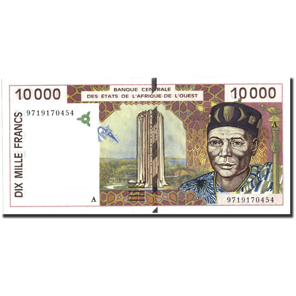 Biljet, West Afrikaanse Staten, 10,000 Francs, 1997, 1997, KM:114Ae, SUP+
