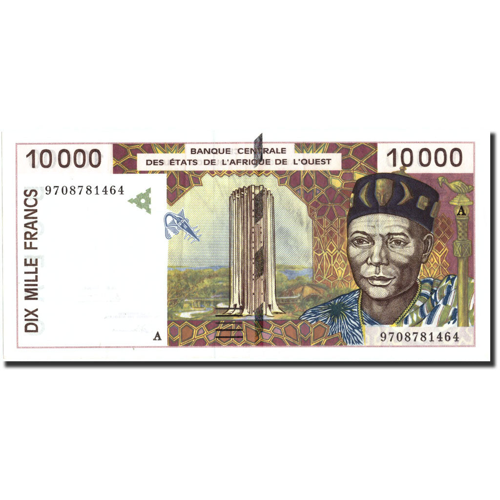 West African States, 10,000 Francs, 1997, 1997, KM:114Ae, UNC(60-62)