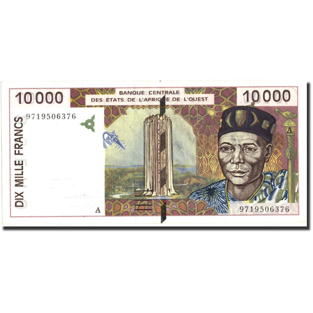 Biljet, West Afrikaanse Staten, 10,000 Francs, 1997, 1997, KM:114Ae, SUP