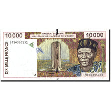 Geldschein, West African States, 10,000 Francs, 1997, 1997, KM:114Ae, S+