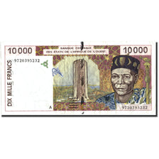 Billet, West African States, 10,000 Francs, 1997, 1997, KM:114Ae, TB+