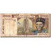 Billet, West African States, 10,000 Francs, 1995, 1995, KM:114Ac, B+