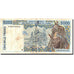 West African States, 5000 Francs, 1995, 1995, KM:713Kd, VG(8-10)