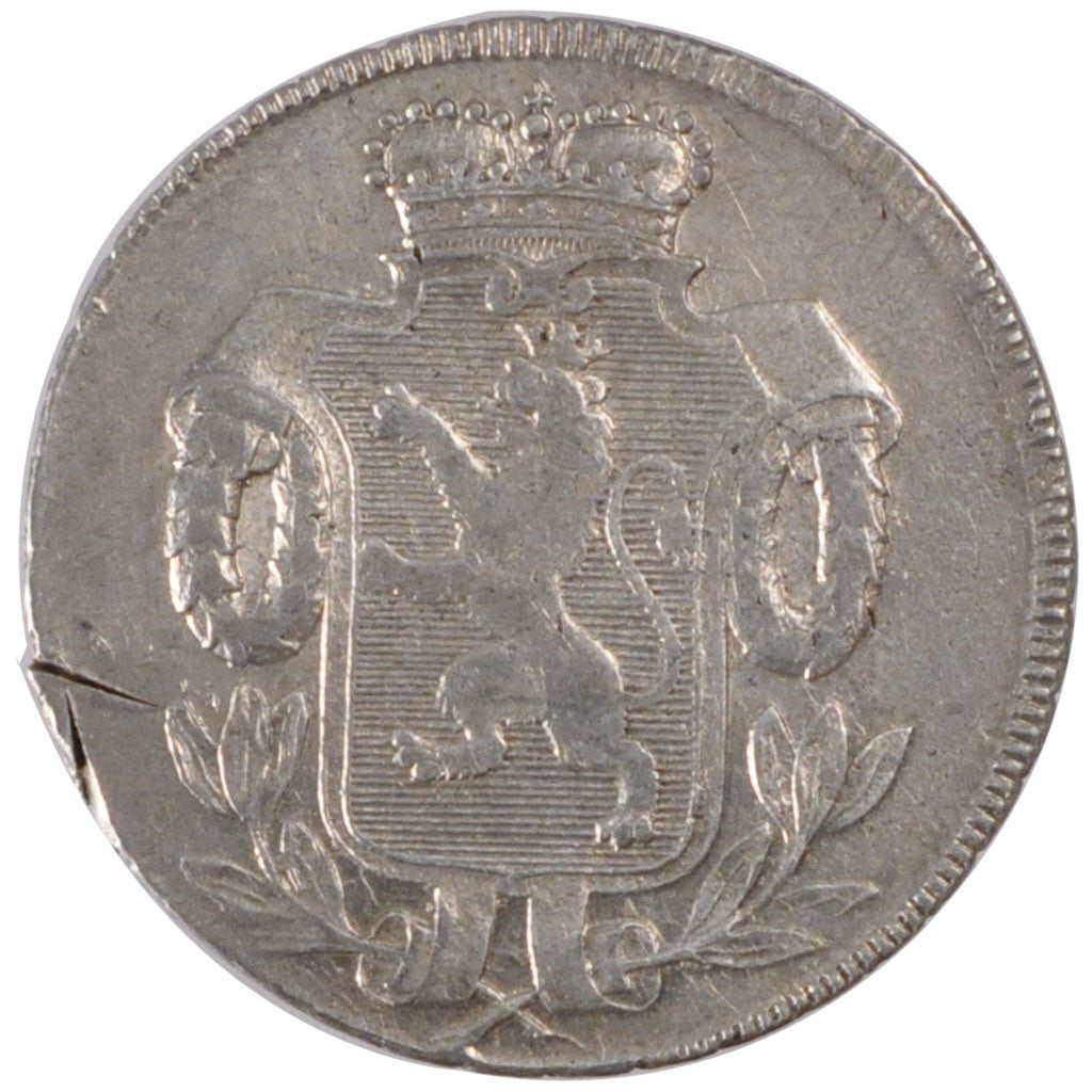 GERMAN STATES, 1/6 Thaler, 1798, KM #542, EF(40-45), Silver, 5.75