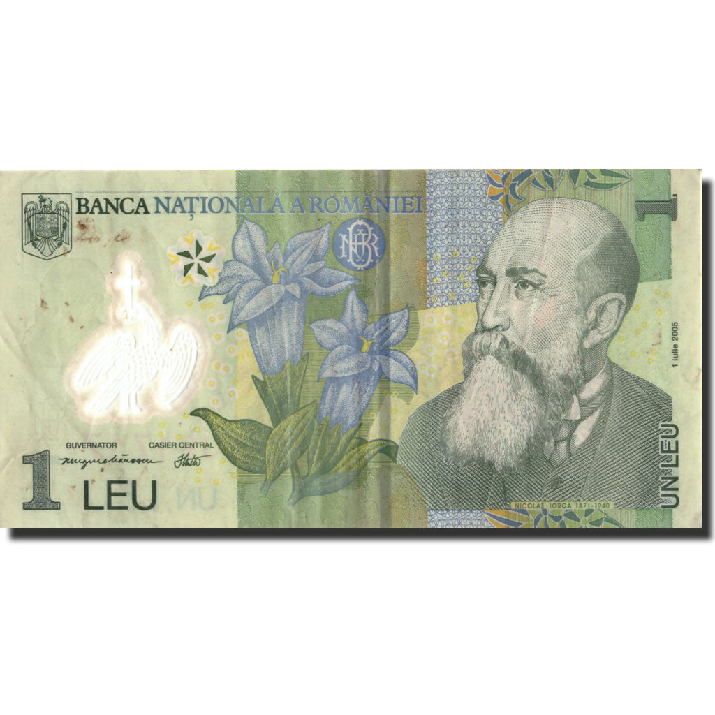 Geldschein, Rumänien, 1 Leu, 2005, 2005-07-01, KM:117c, S+