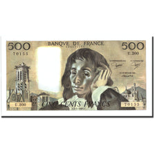 Banknot, Francja, 500 Francs, 1984, 1984, AU(50-53), Fayette:71.30, KM:156e