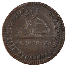 GERMAN STATES, 4 Pfennige, 1761, KM #3, AU(55-58), Copper, 23, 3.16