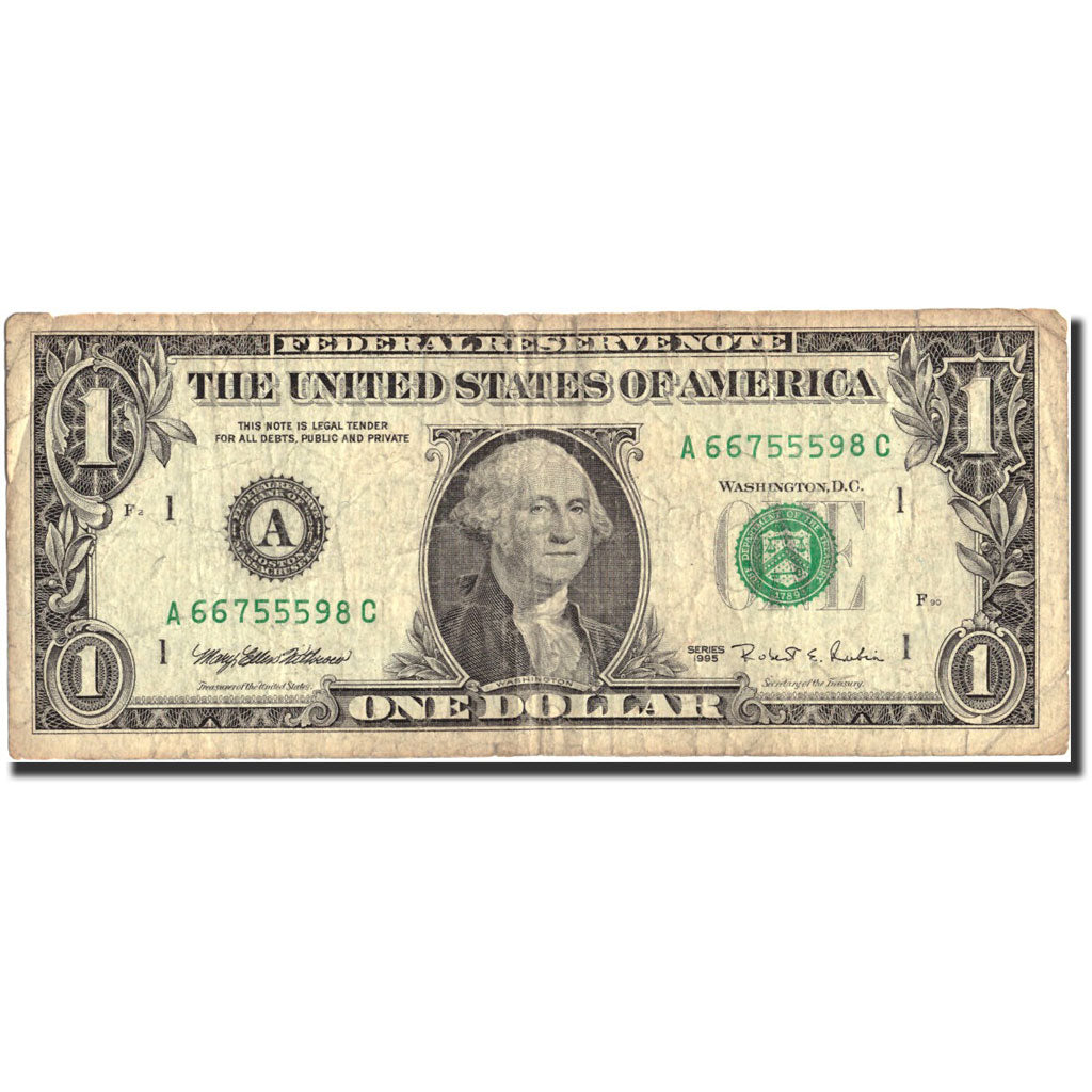 Banknote, United States, One Dollar, 1995, 1995, KM:WP18, VF(20-25)