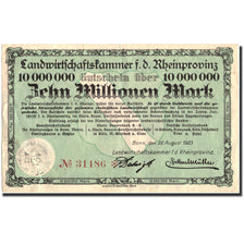 Banknote, Germany, 10 Millionen Mark, 1923, 1923-08-20, AU(50-53)
